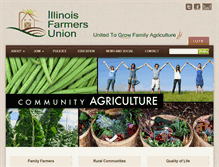 Tablet Screenshot of illinoisfarmersunion.org